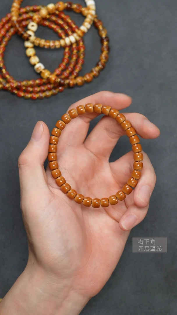 橄榄核手串26   6.9mm核尖直切单圈