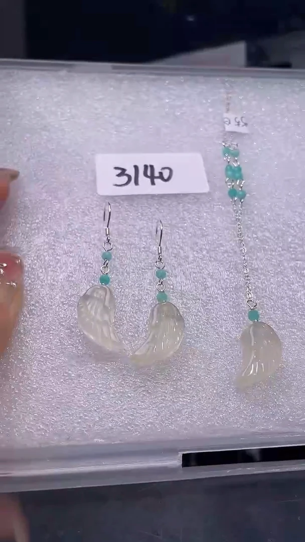 银S925镶嵌耳饰紫晶喜欢拍1