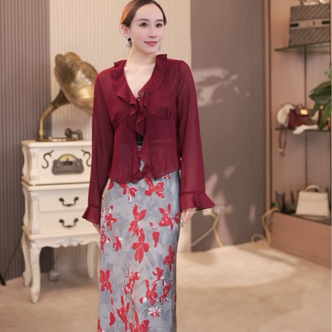 【霓裳羽衣】花色半裙