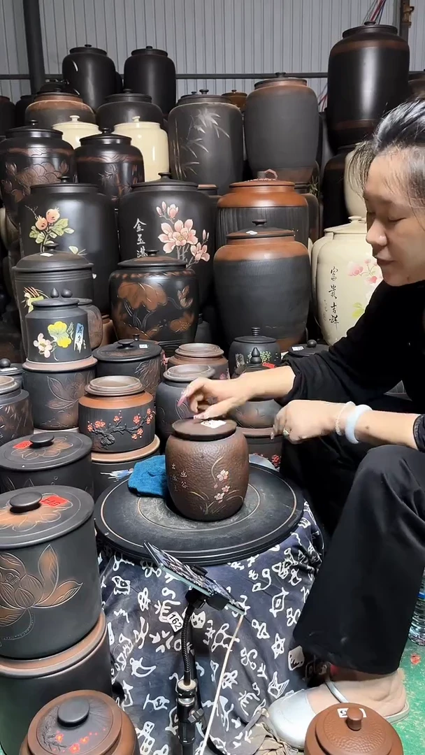 罐瑕疵茶叶罐 花生古铜色 014