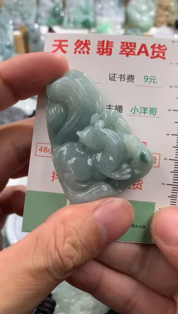 翡翠未镶嵌吊坠(不含链)1