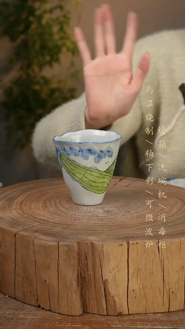 碗瓷景德镇手工手绘高温瓷釉下彩