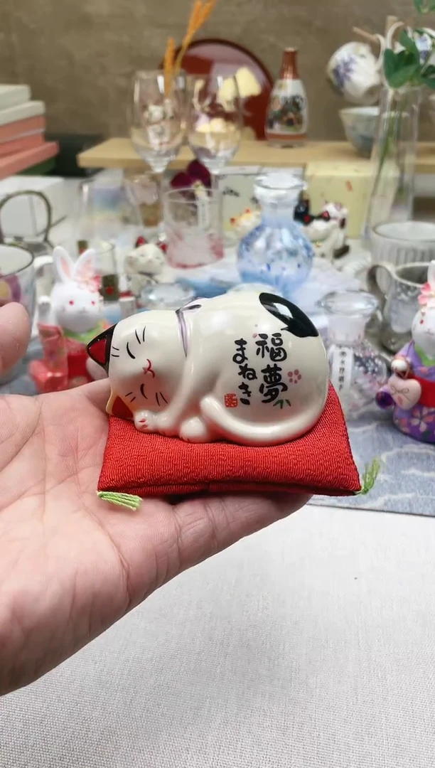 【闪购商品】摆件纯手绘小猫摆件