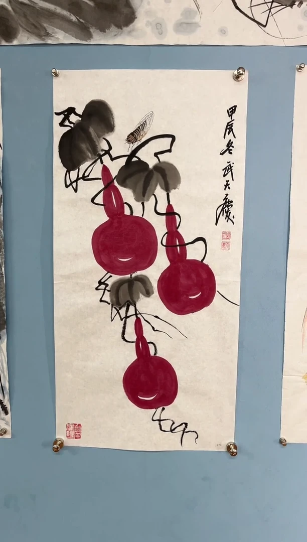 【闪购商品】国画武天庆葫芦图
