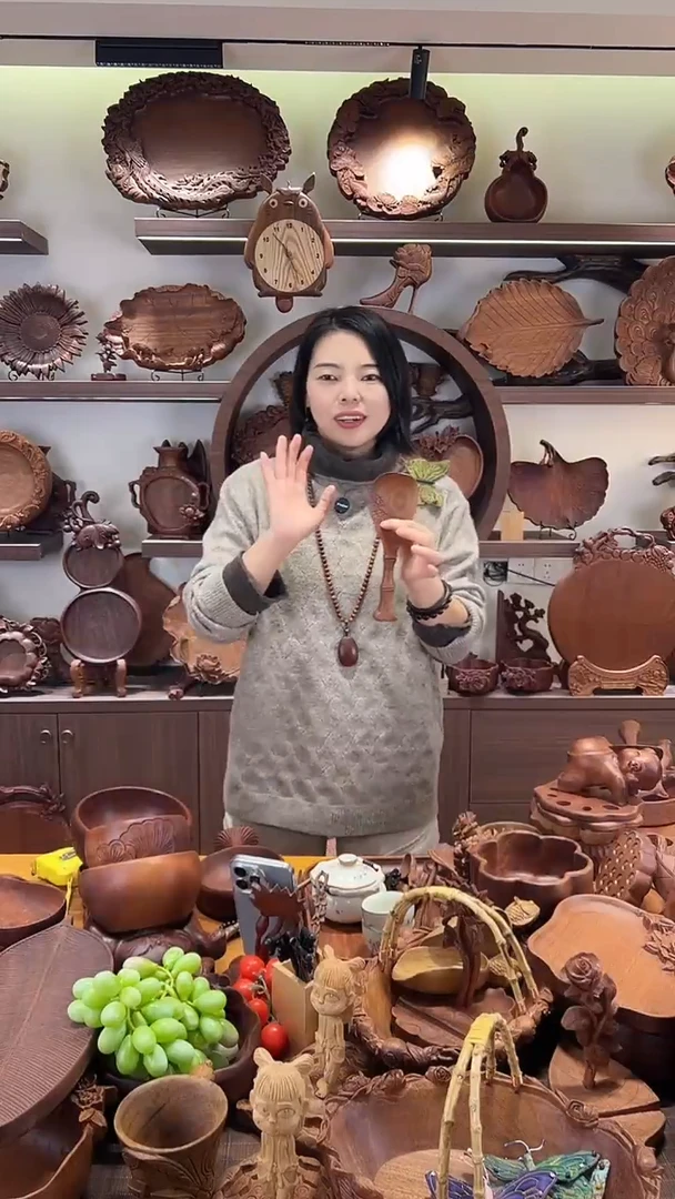 乌木类木雕款麦穗饭勺