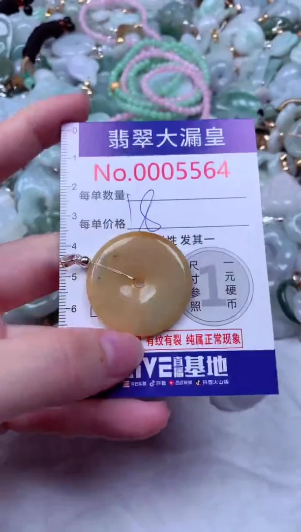 吊坠(不含链)未镶嵌翡翠5564