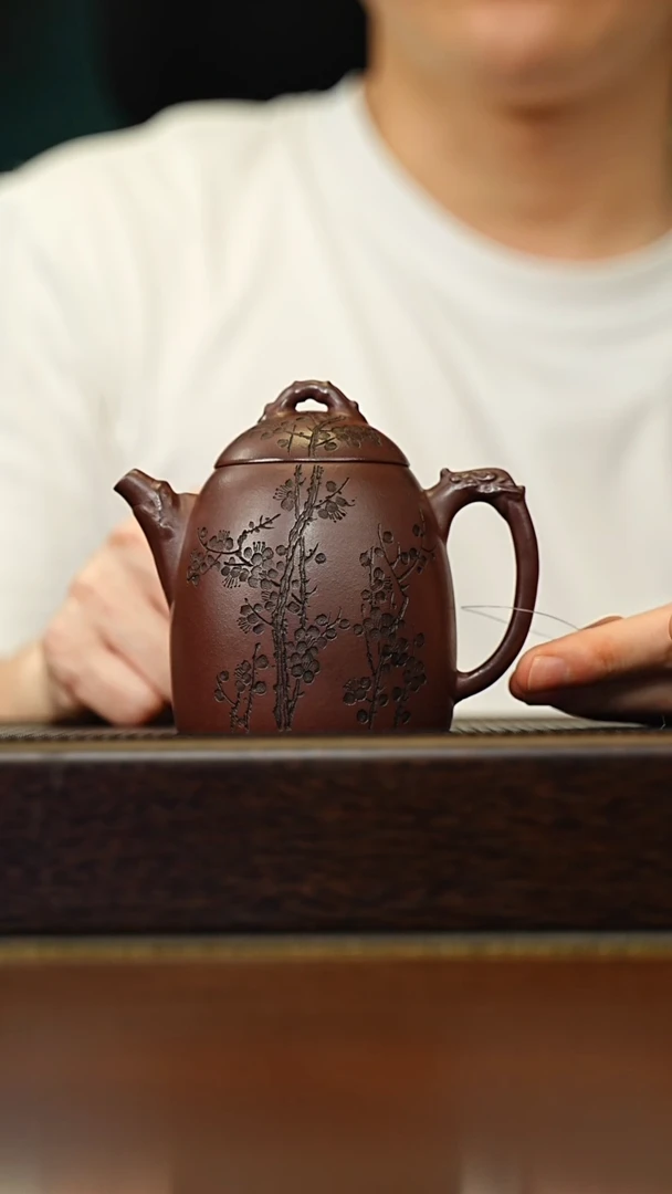 茶壶紫砂宜兴原矿 手工 紫砂壶容量260CC