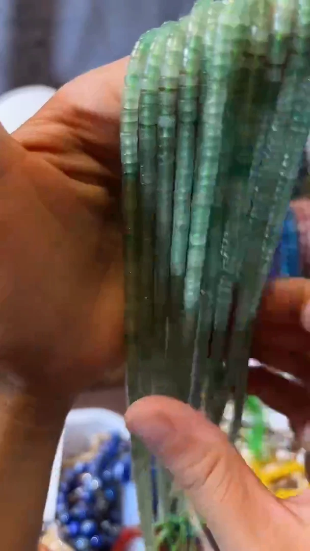 合金玛瑙/玉髓珠宝奇石绿东陵2*4