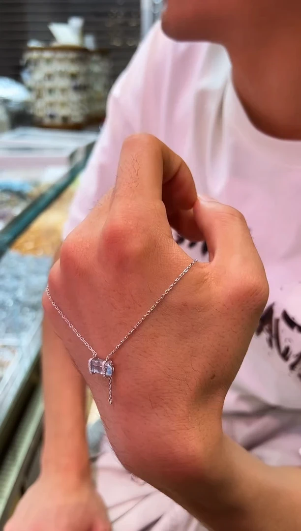 颈饰银S925镶嵌托帕石1211m014多样性发其一