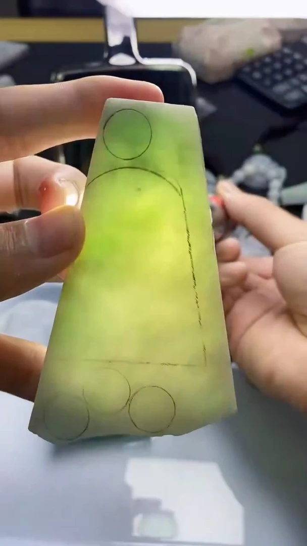 裸石翡翠天然缅甸A货【海】08