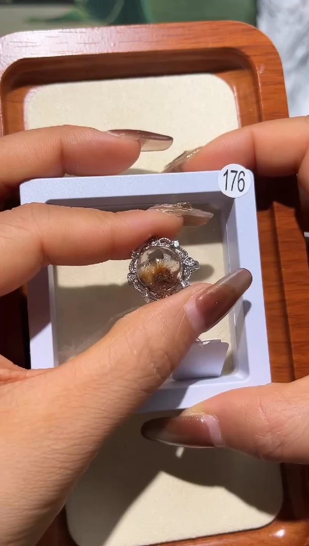 银S925镶嵌戒指水晶?****子定制