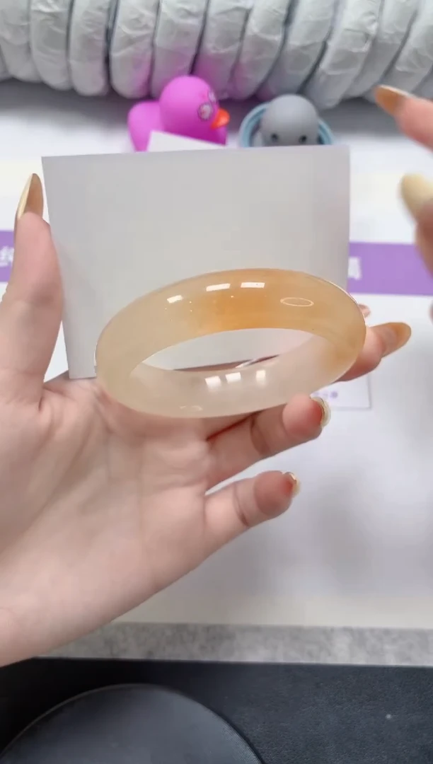 石英质玉手镯未镶嵌274-52.9黄龙