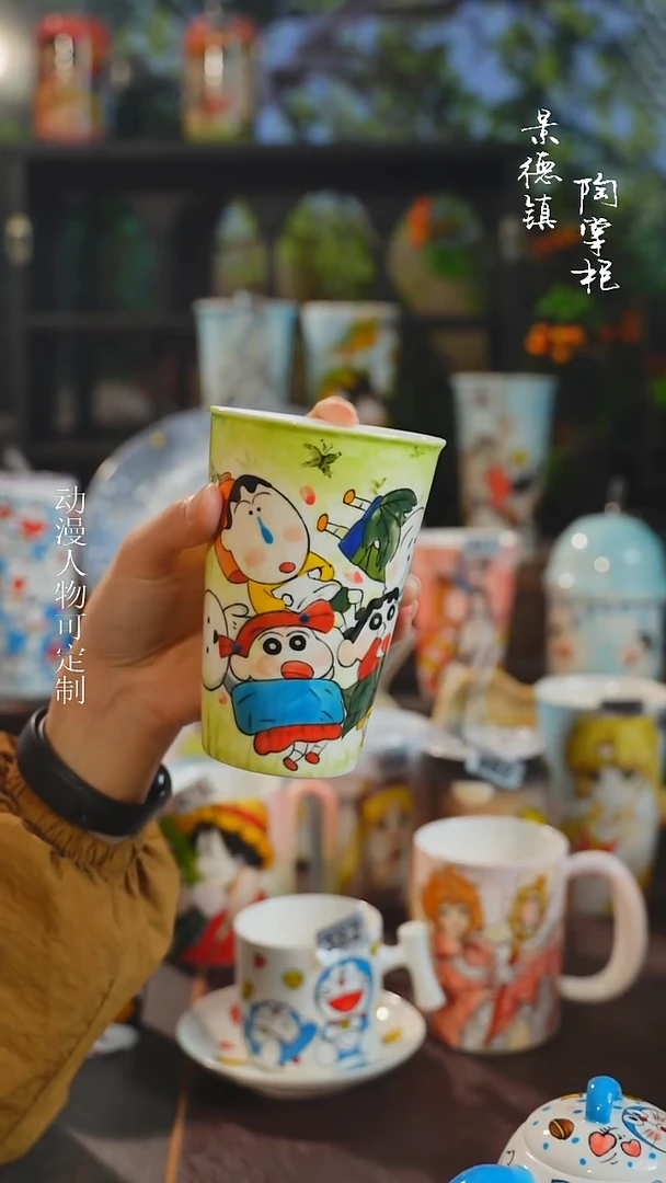 景德镇高温釉下彩纯手工手绘