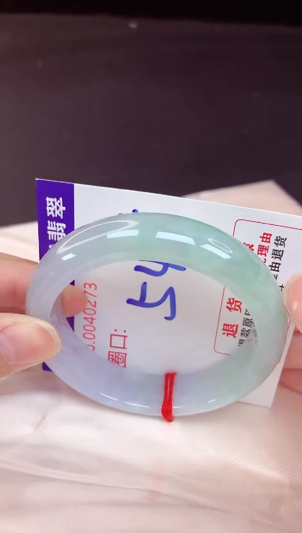 未镶嵌手镯翡翠54（48小时鉴赏期 ）