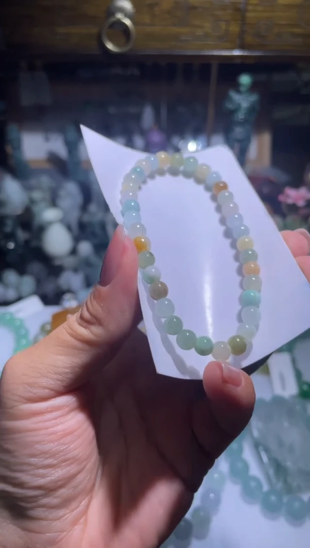 未镶嵌手串翡翠天然缅甸A货翡翠13