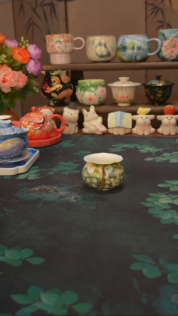 石一  乡间小路品茗杯
