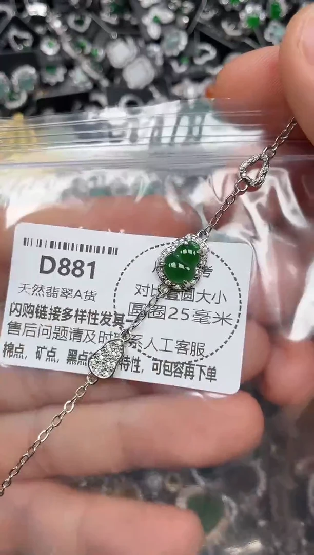 颈饰未镶嵌翡翠D881手链