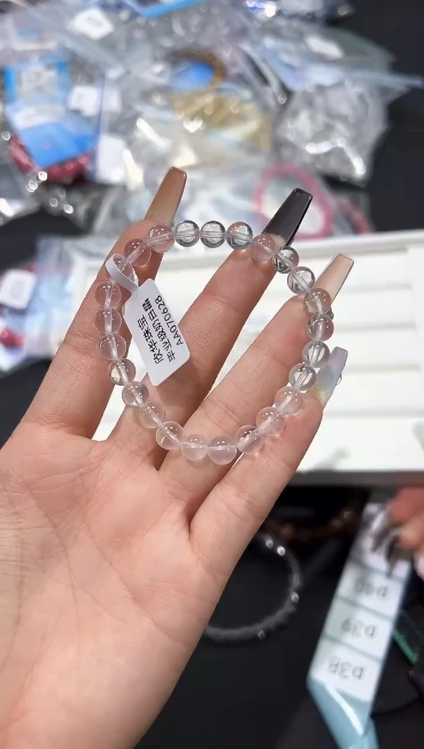 水晶手链未镶嵌38p多样性发其一【1条】默认微瑕