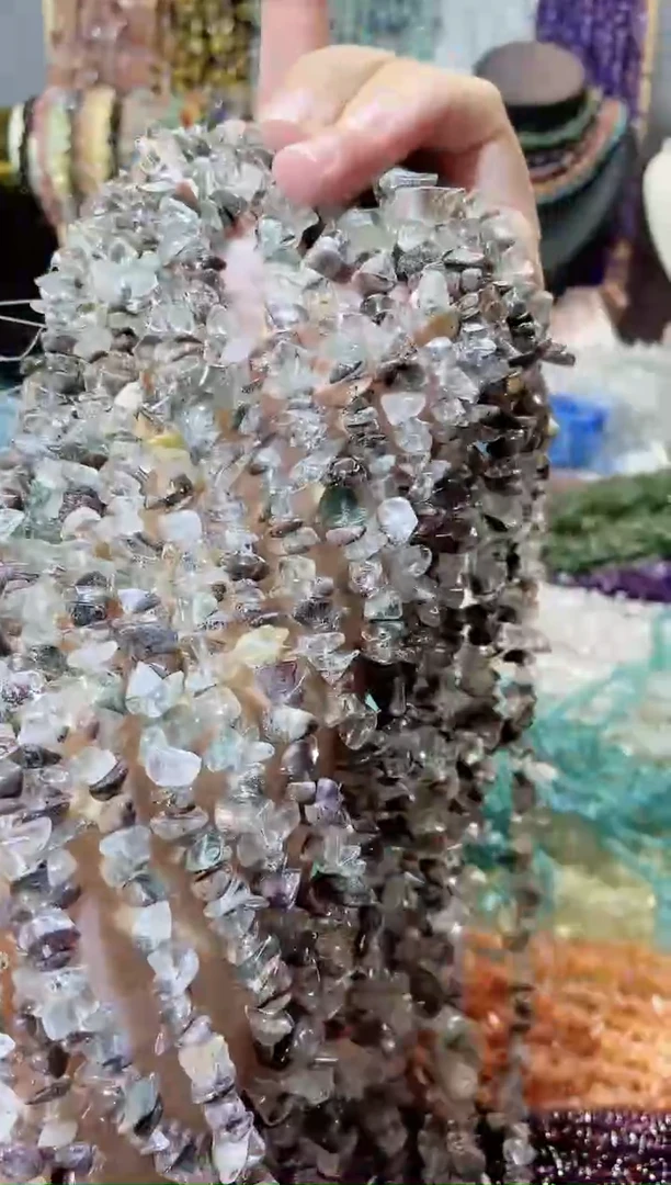 未镶嵌珠宝半成品水晶绿幽灵