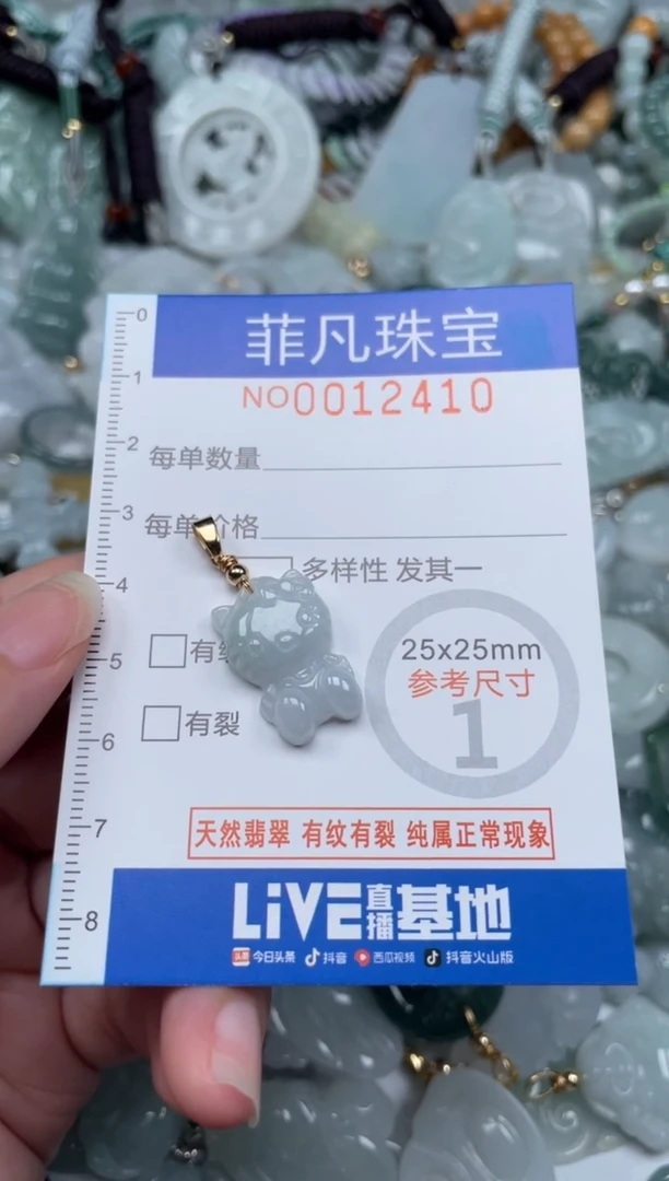 颈饰未镶嵌翡翠12410