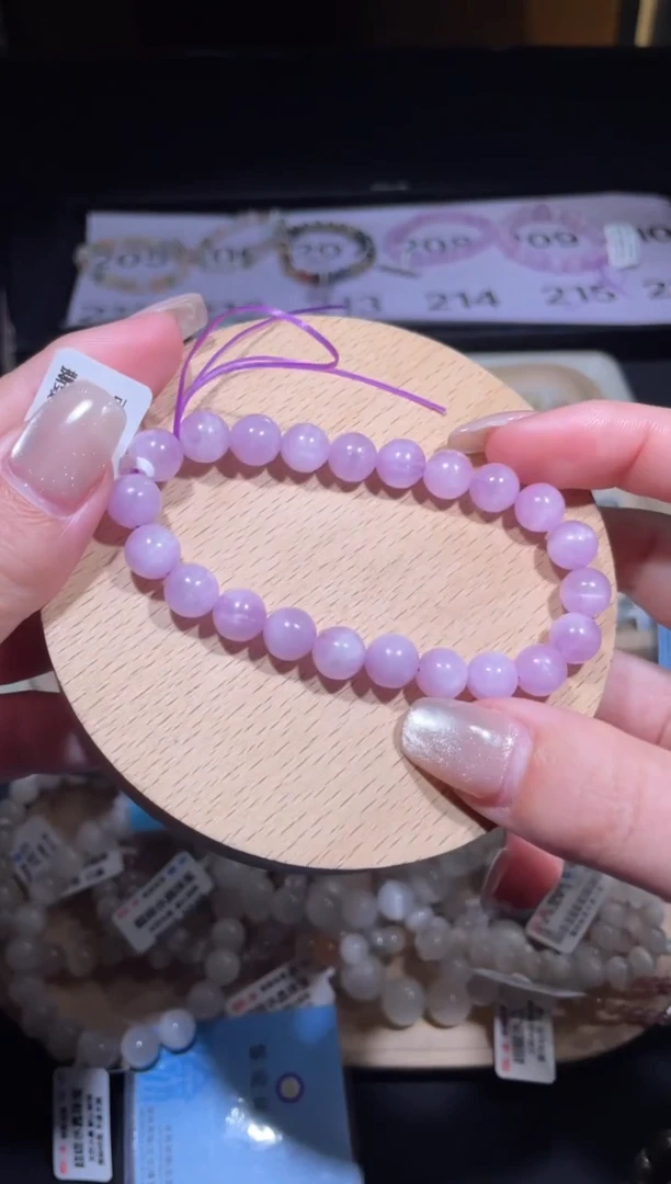 紫锂辉锂辉石未镶嵌210号多样性发货一T 8+