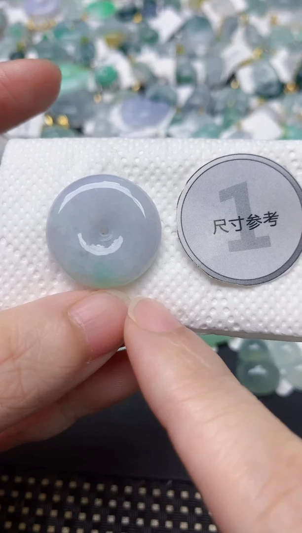 颈饰未镶嵌翡翠天然缅甸A货翡翠