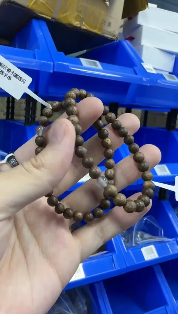 手串沉香11  越南沉香木圆珠约6mm手串
