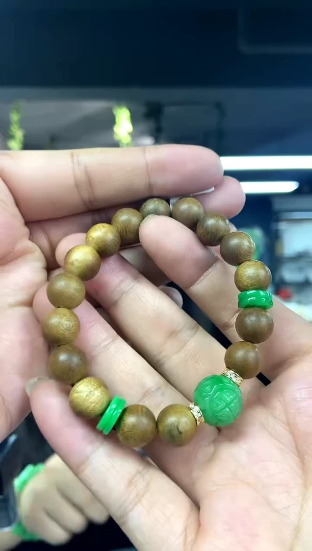未镶嵌手链翡翠多样性发其一颜色微差