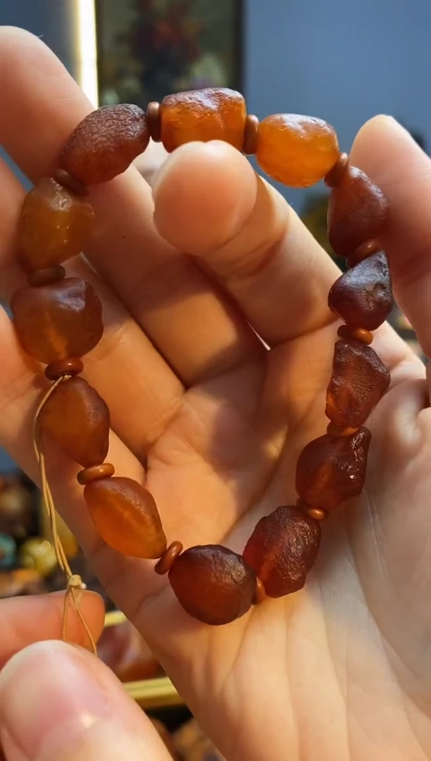 手链琥珀未镶嵌手串