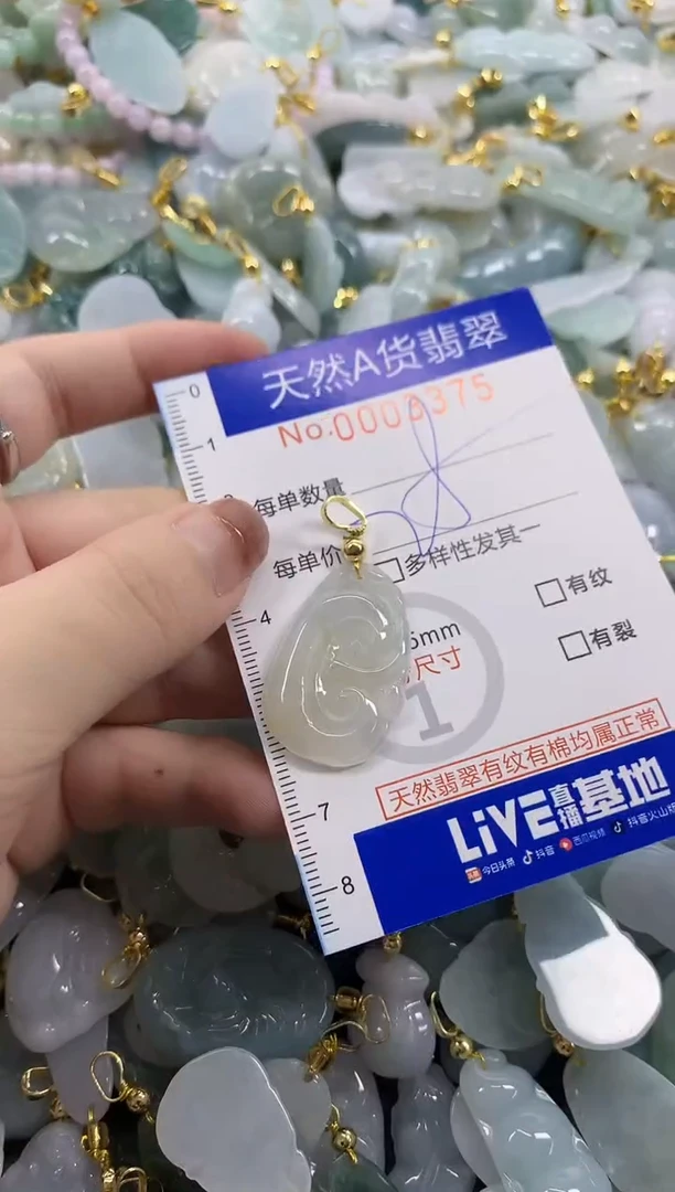颈饰未镶嵌翡翠天然A货翡翠
