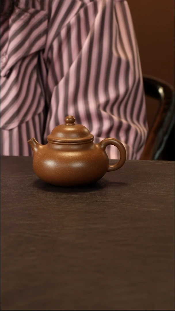 茶壶紫砂李建军 桂花砂 容天 素款