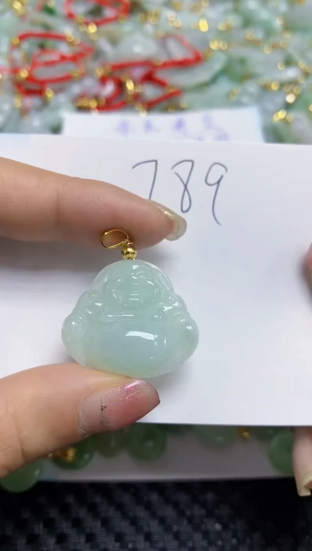 【闪购商品】翡翠颈饰合金天然A货翡翠