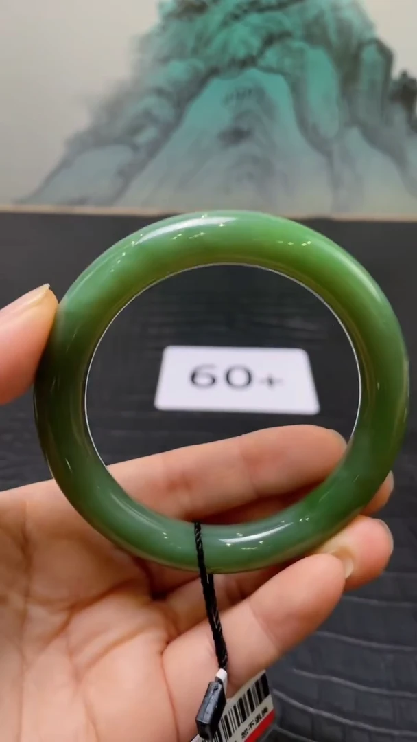 未镶嵌手镯和田玉（碧玉）无*60+