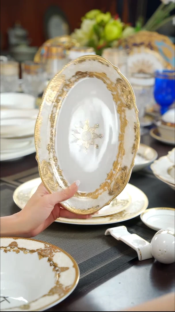 瓷片10英寸鱼盘 福利款