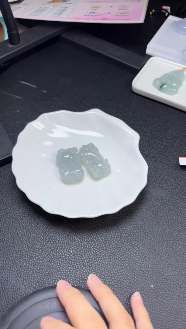 未镶嵌挂件翡翠多样性发一件CSEG2183-BK