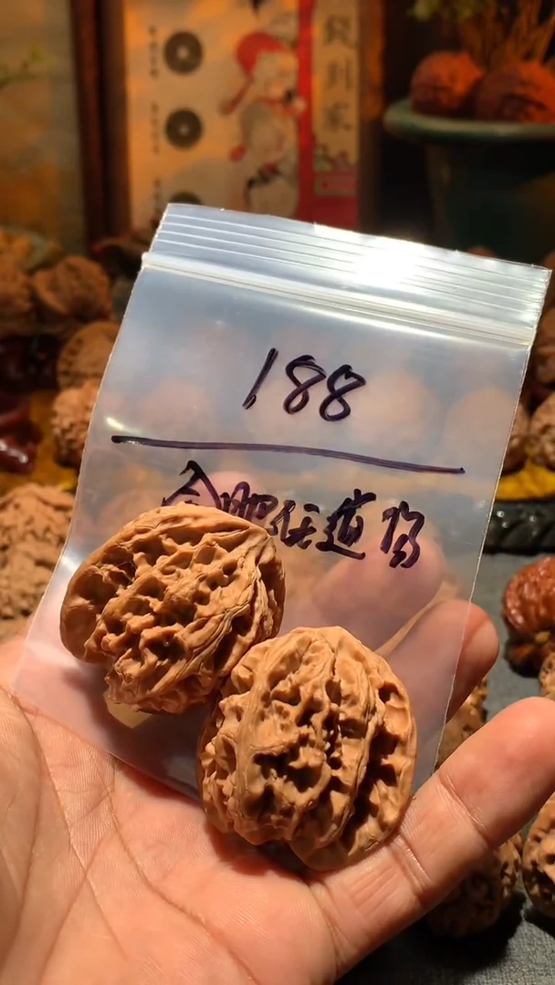 把件桃核合****馆丰泰文玩  苹果园   41 尺寸左右打底不退不换