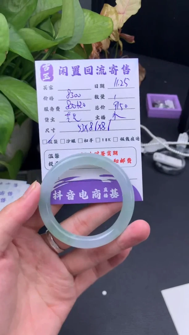 未镶嵌手镯翡翠手镯