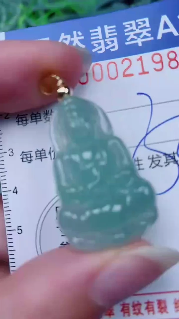 翡翠未镶嵌颈饰00002198