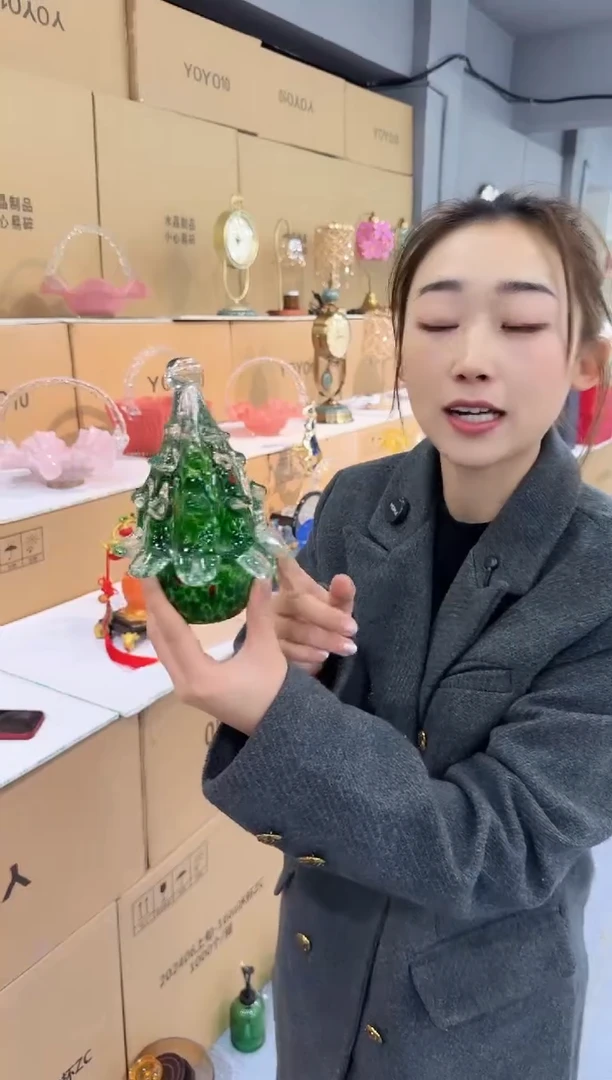 琉璃盛中花瓶花器M-晚10