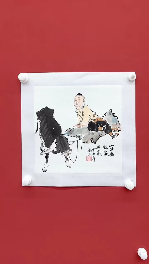 国画陈鸿江国画作品2