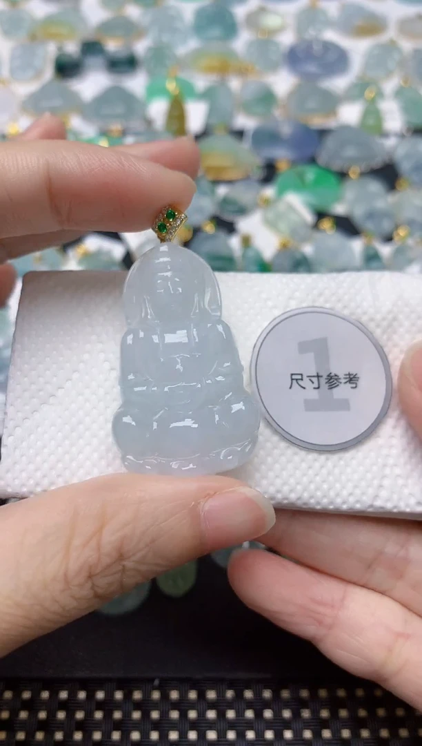 颈饰未镶嵌翡翠天然缅甸A货翡翠