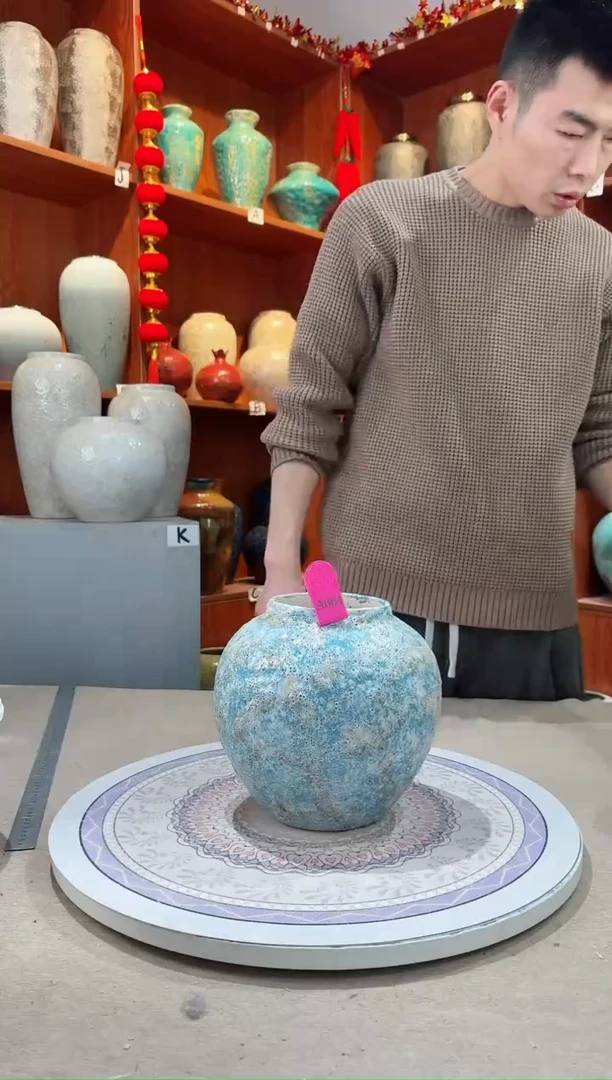 【闪购商品】瓶陶瓷花瓶 无花  微瑕a664