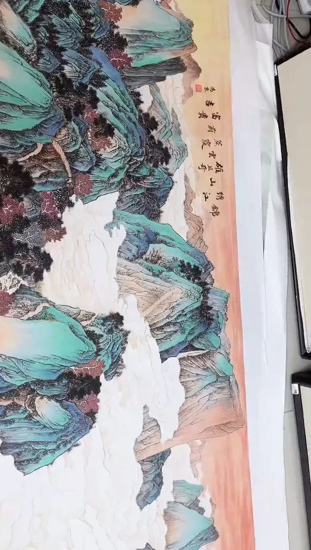 国画国画国画九霄甄选国画作品zhb018