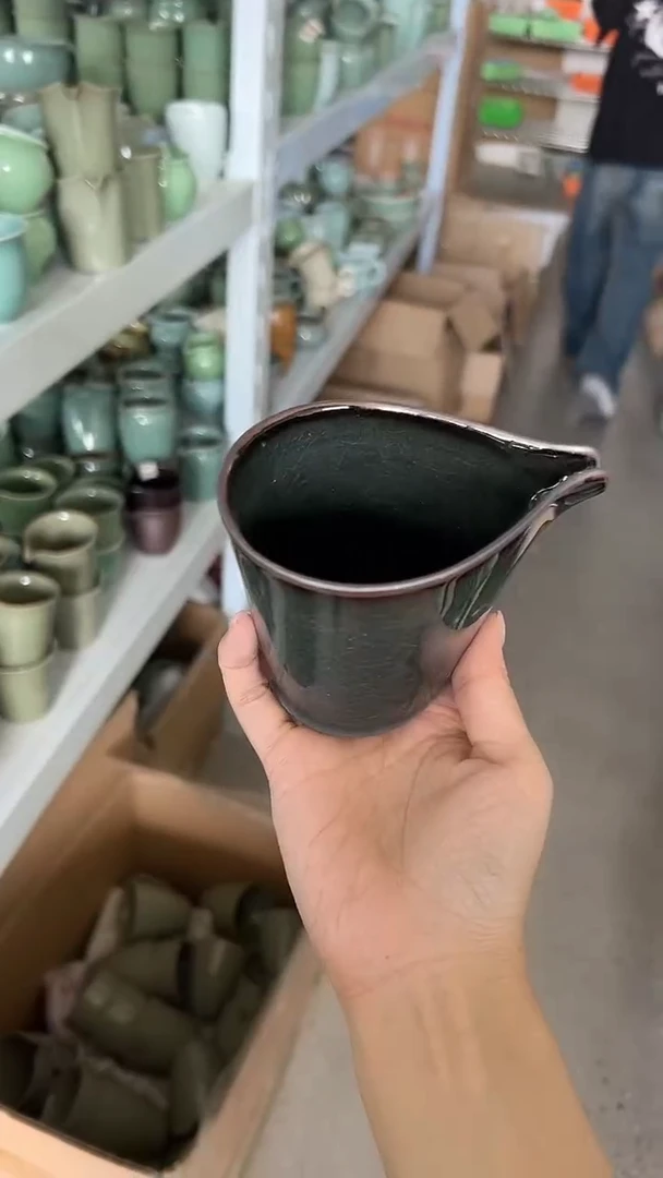 龙泉云间青瓷小米茶器
