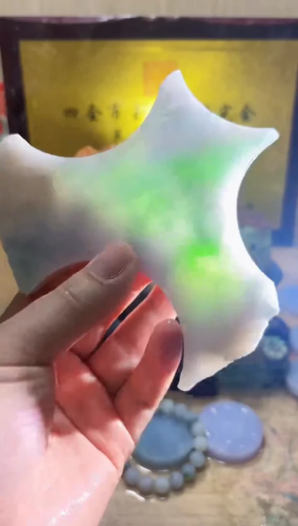 未镶嵌挂件翡翠A货常星7880