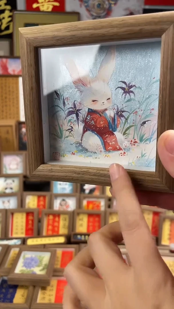国画纯手绘书法绘画作品