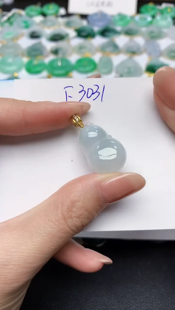 颈饰未镶嵌翡翠天然缅甸A货翡翠百元以上9元证书费自理