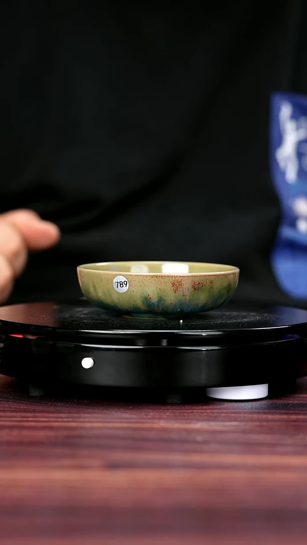 其他袁*生789#盼龙窑一级品原矿钧瓷半月普洱杯