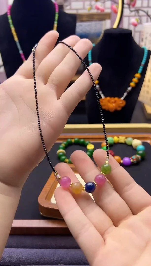 【闪购商品】碧玺手链14K金镶嵌X298