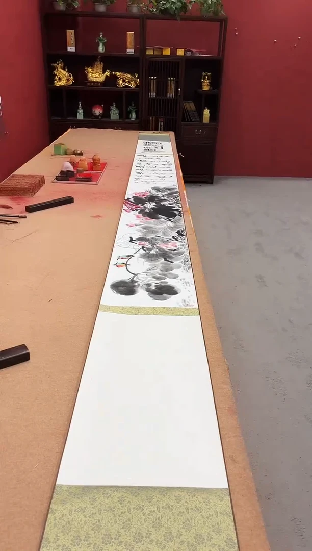 国画王秘老师书画作品-荷花